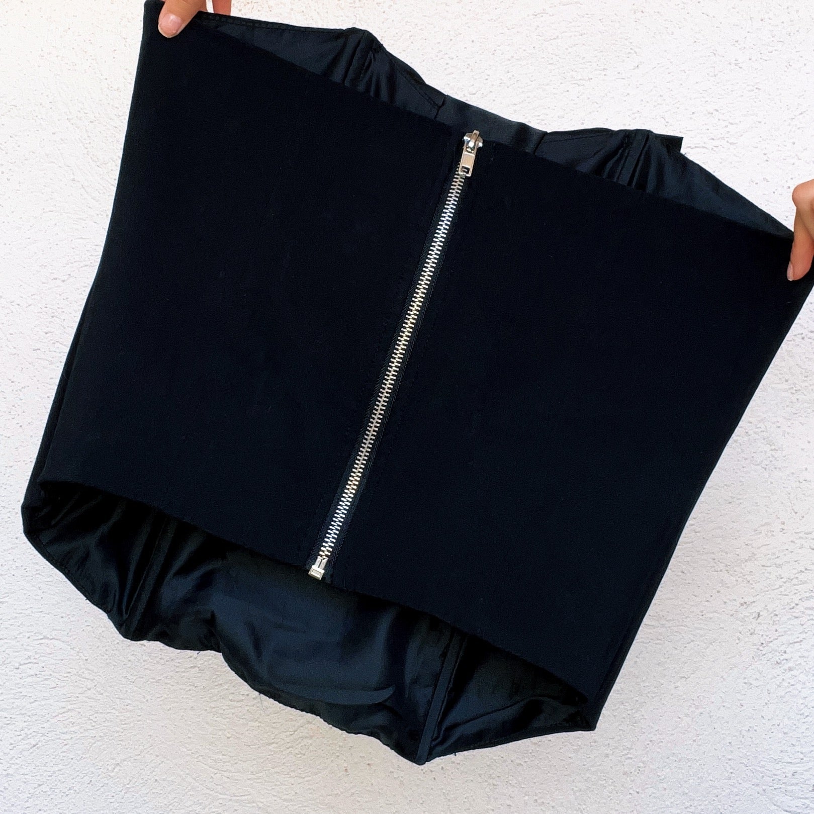Black Strapless Corset Top (S/M)