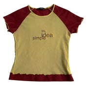 Cop Copine Colorblock Mesh Top (S-L)