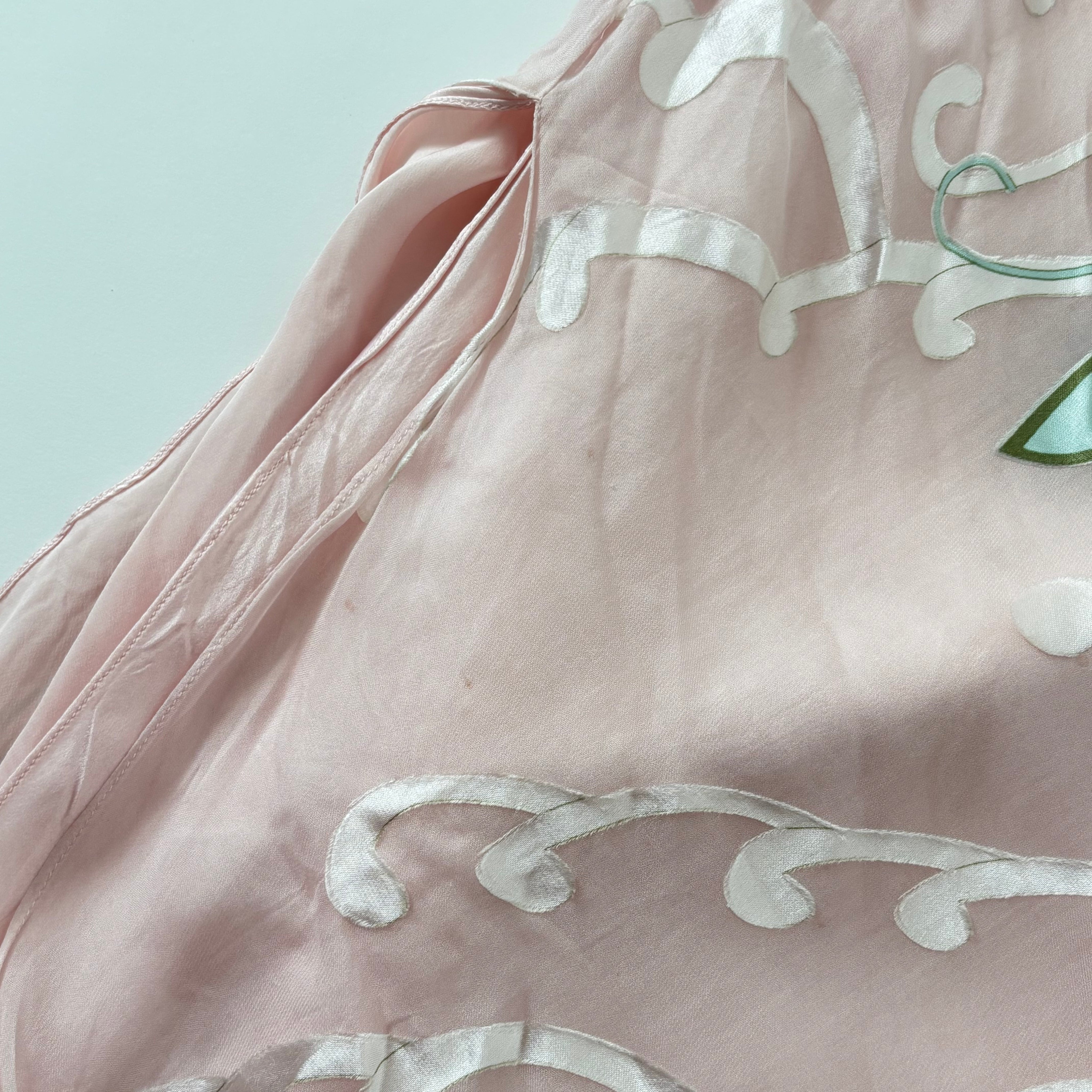 Silk Butterfly Halter Dress (S)