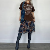 Vintage Denim Tote Bag