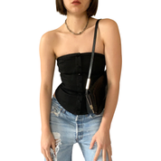 Y2K Strapless Top (XS)