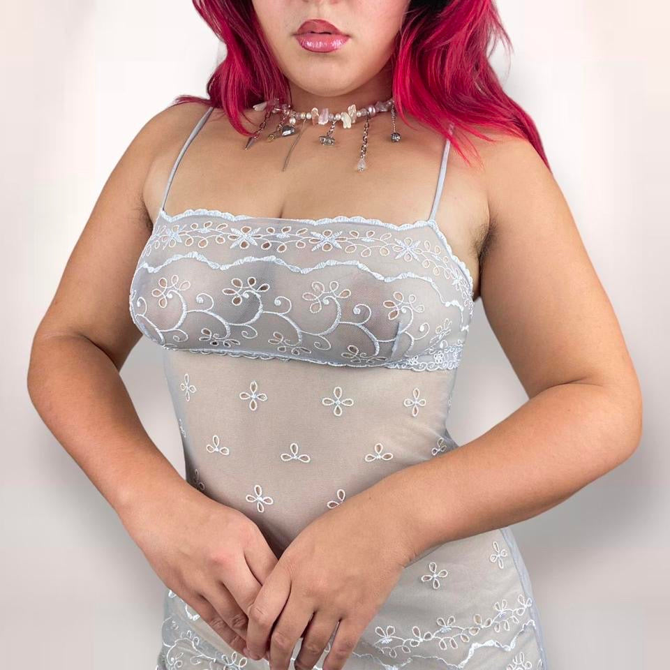 2005 VS Lacy Mesh Slip Dress (Small)