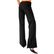 Y2K Corpcore Pinstripe Trousers (S)