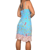 Italian Vintage Floral Midi Dress (M)
