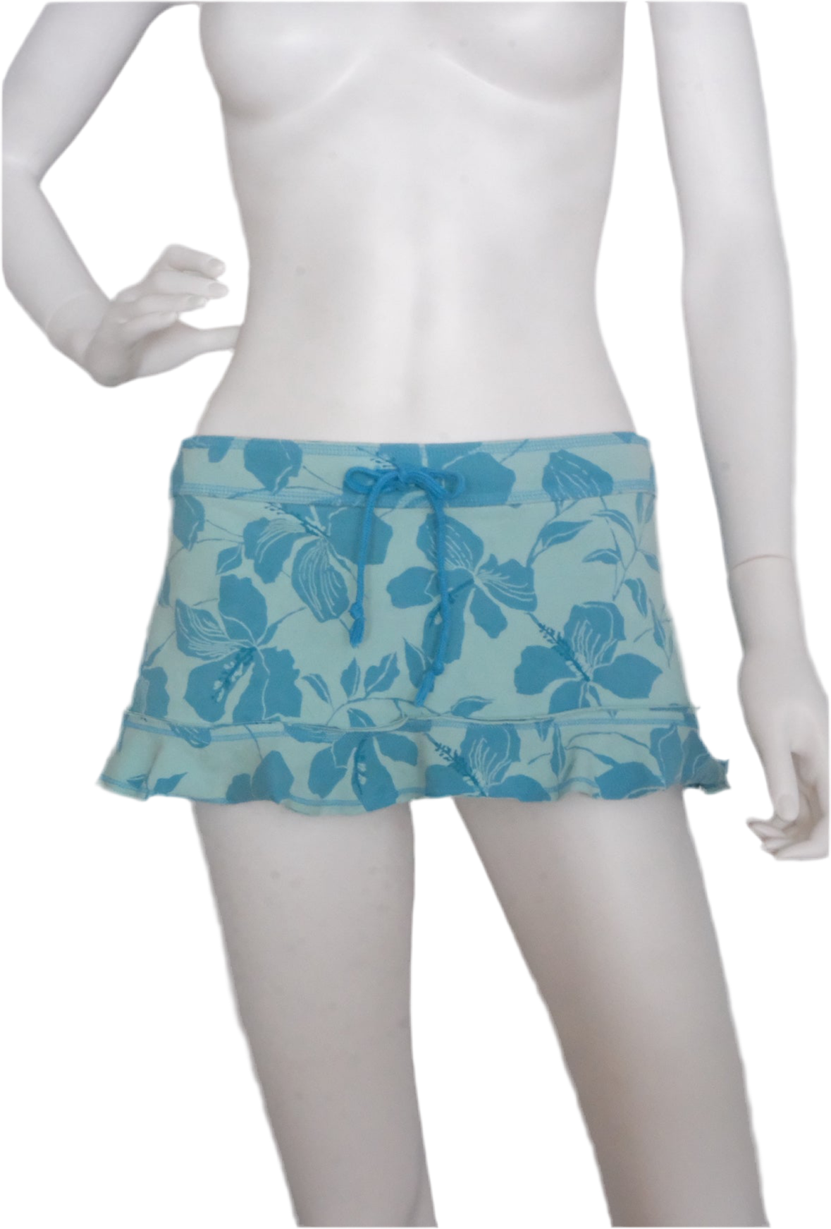 Aqua Tropical Micro Mini Skirt (S)