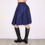 MIU MIU Navy Circle Skirt (S)