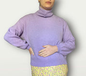Vintage Soft Purple Knit Sweater (M/L)