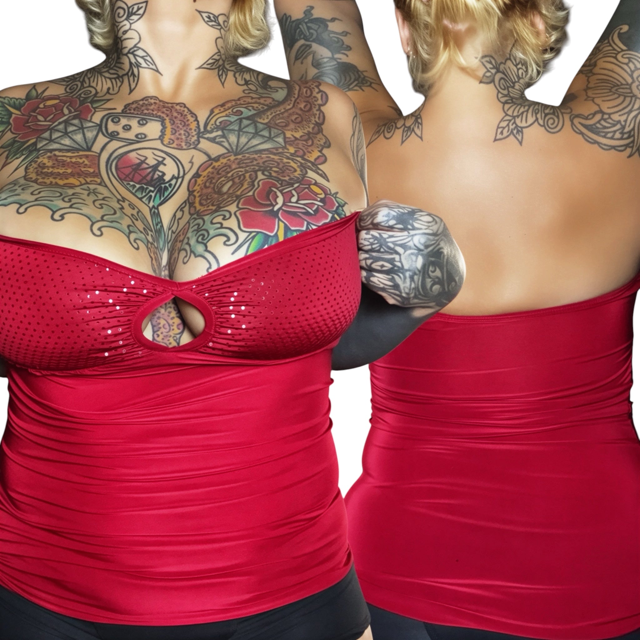 Y2K strapless top/mini dress (S/M)