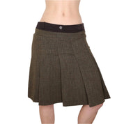 Y2K Italian Designer Layered Brown Skirt (M)