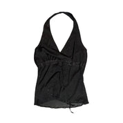 Black Y2K Halter (s)
