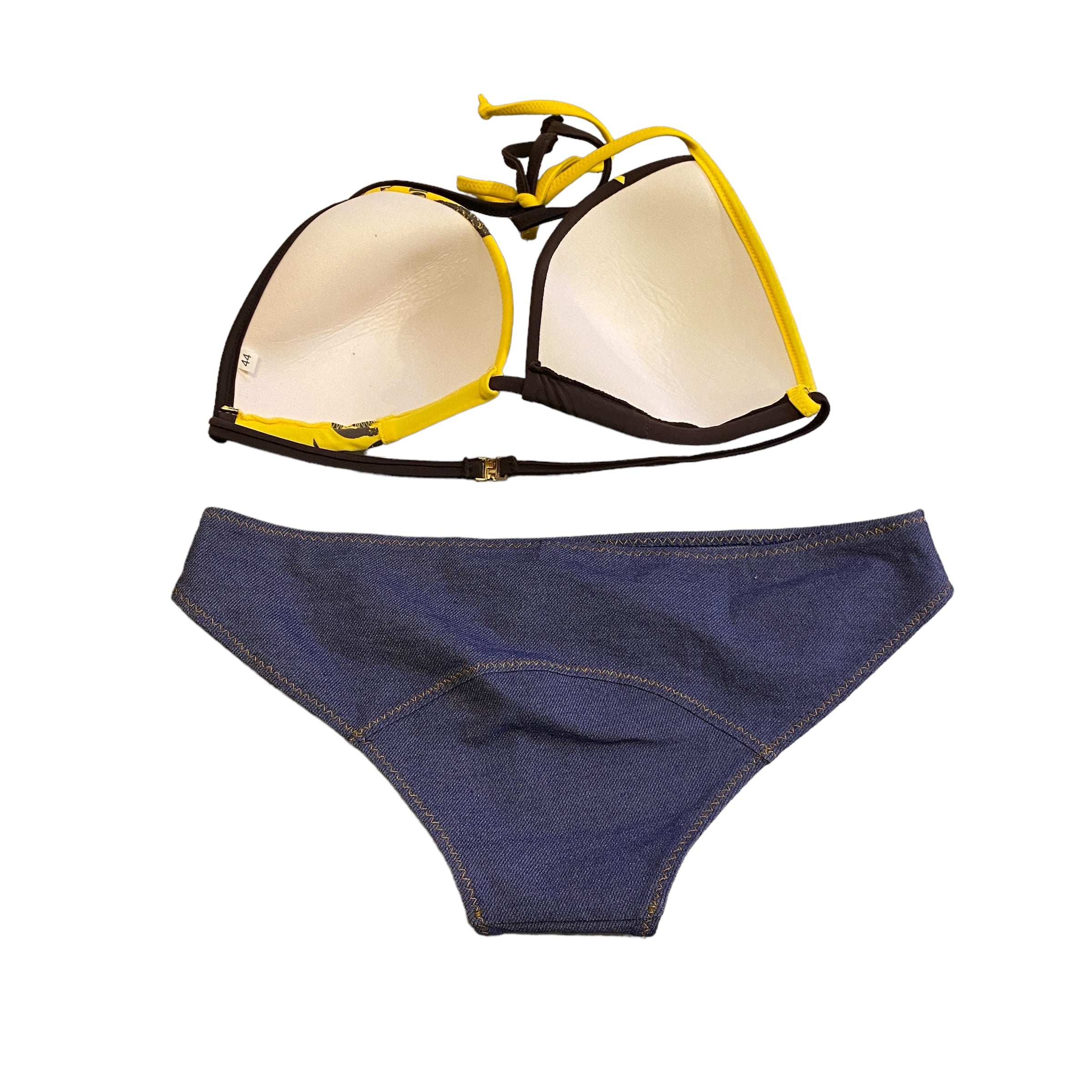 Vintage Y2K Italian Monogram Bikini Set (S/M)