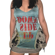 Y2K Italian Graphic Top (S/M)