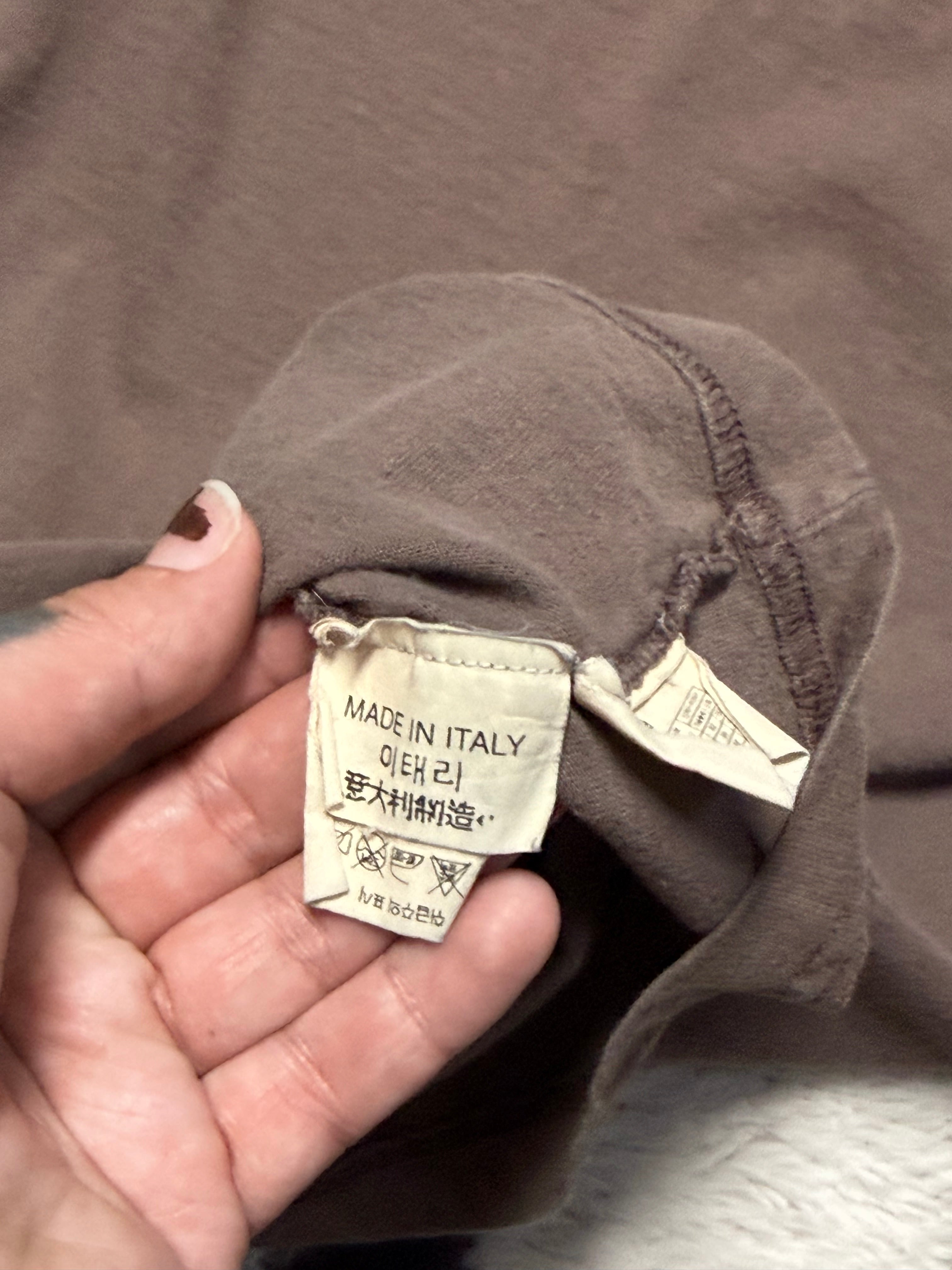 Y2K Sisley grunge artsy print longsleeve (S)