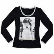 2000s J-Fashion graphic long sleeve (XS)