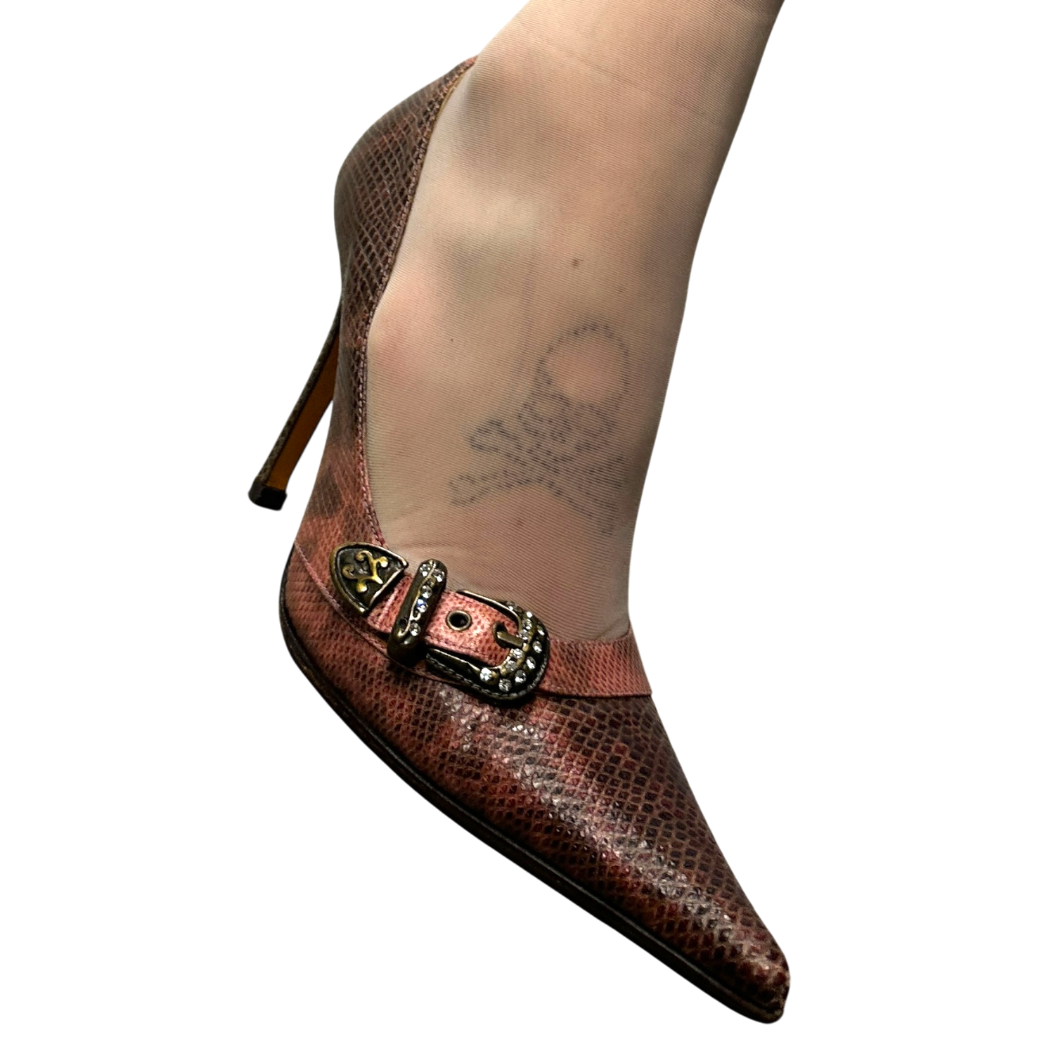 Vintage Y2K Italian Pointed Toe Stiletto Heels (US 5.5)