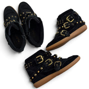 VTG suede Aldo wedge sneakers (9)