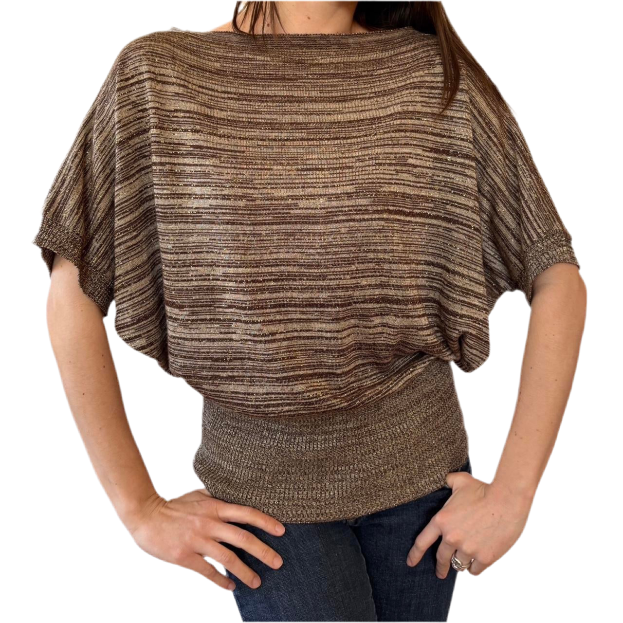 Y2K Slouchy Knit Top (M/L)