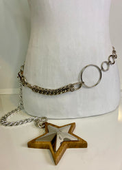 Big star chain belt