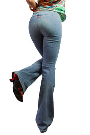 Miss Sixty Low-Rise Flare Jeans (XS)