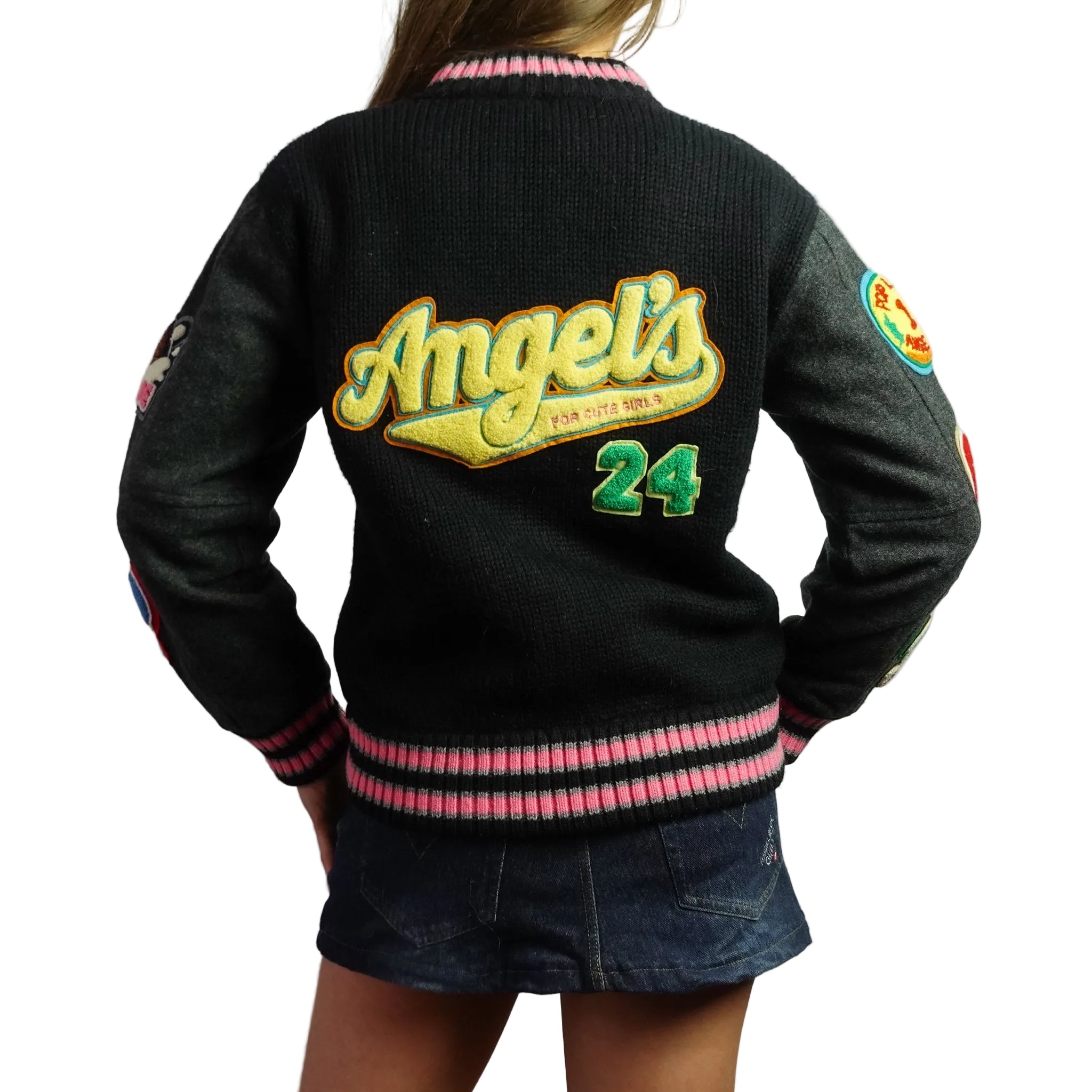 Angel Blue “Angels 24” Varsity Jacket (L)