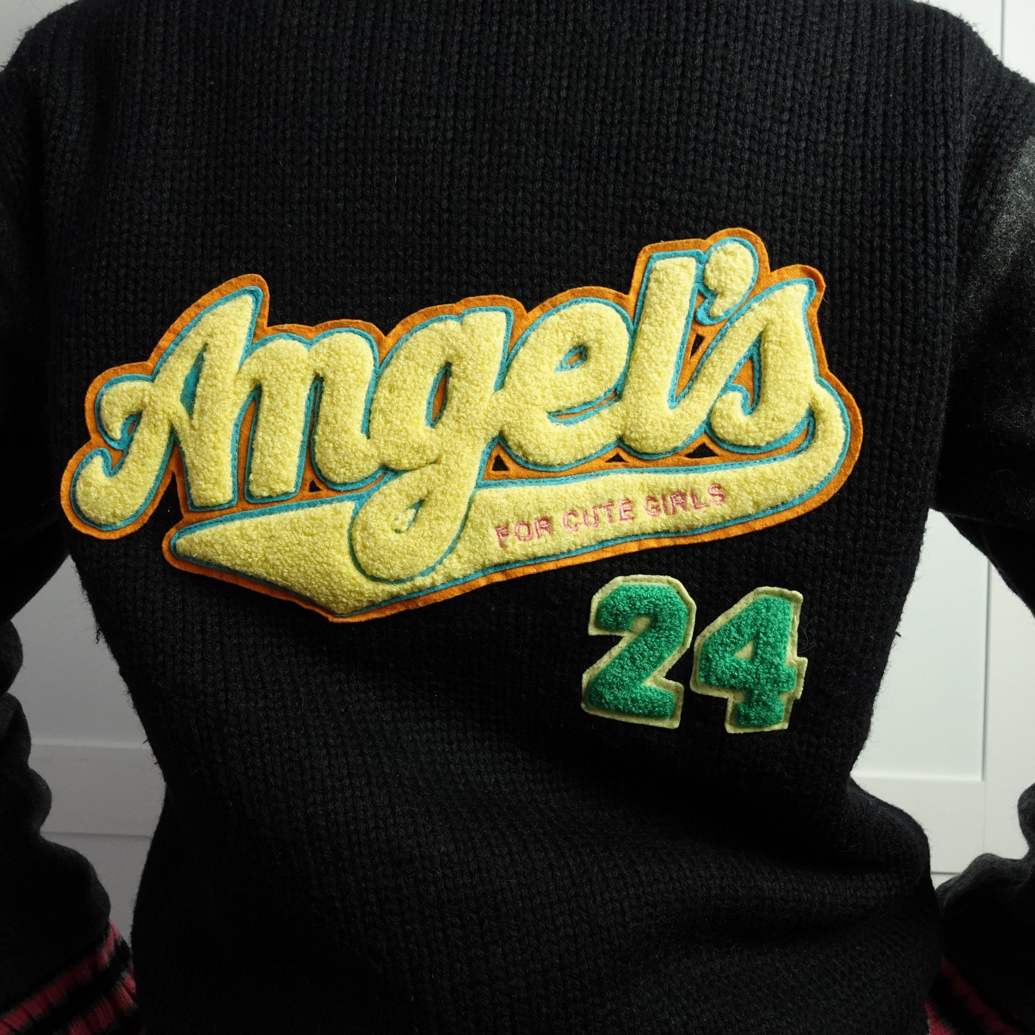 Angel Blue “Angels 24” Varsity Jacket (L)