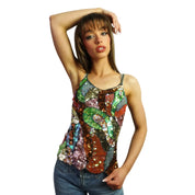 Disco Garden Sequin Tank (XS/S)
