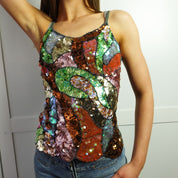 Disco Garden Sequin Tank (XS/S)