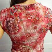 Miss Sixty Romantic Lace Back Tank (M)