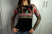 Cop Copine 90s Ramses Velvet Top (S/M)