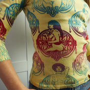 Hysterics Pop Art Pin-Up Medallion Long Sleeve (XS/S)