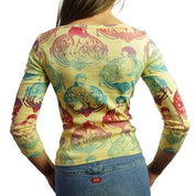 Hysterics Pop Art Pin-Up Medallion Long Sleeve (XS/S)