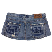 Von Dutch Logo Micro Mini Skirt (XS)