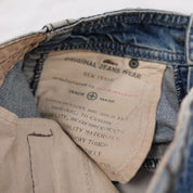 Tokyo V-Cut Zip Denim Micro Shorts (XS)