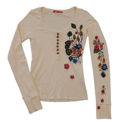 Miss Sixty Sequin Garden Henley (S)