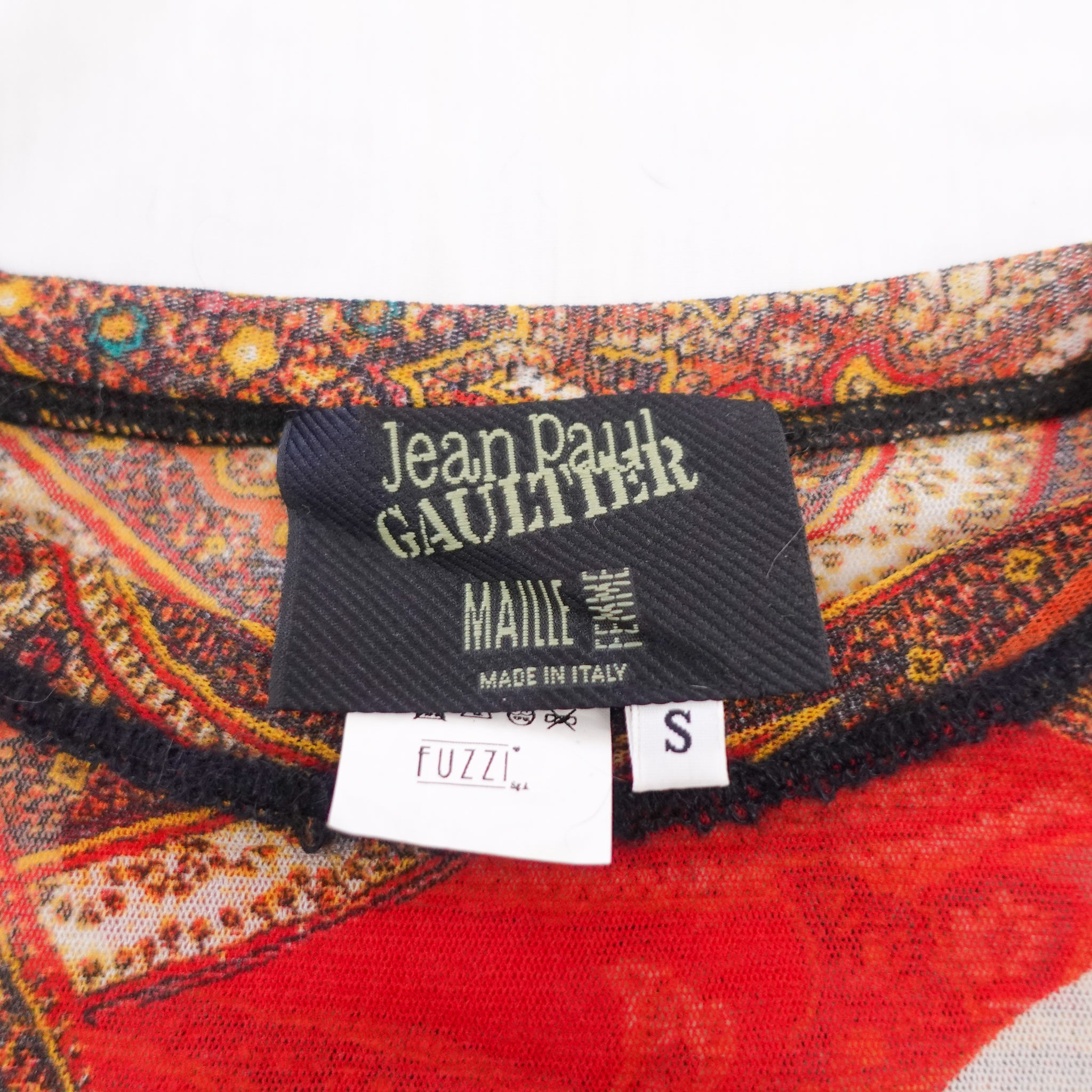 Jean Paul Gaultier Femme Paisley Mesh Top (S) – Holy Thrift