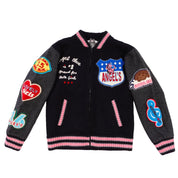 Angel Blue “Angels 24” Varsity Jacket (L)