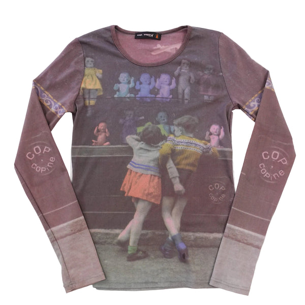 Cop Copine Childhood Motif Mesh Long Sleeve (S) – Holy Thrift