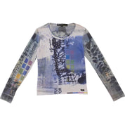 Miss Sixty Luxury Sheer Mesh Long Sleeve (M)