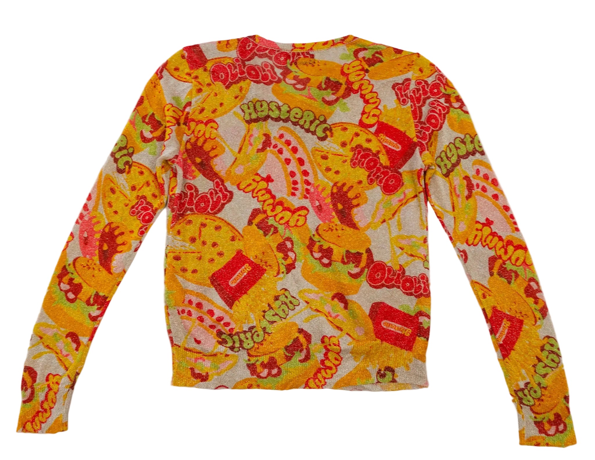Hysteric Glamour Shimmer Fast Food Cardigan (M/L)
