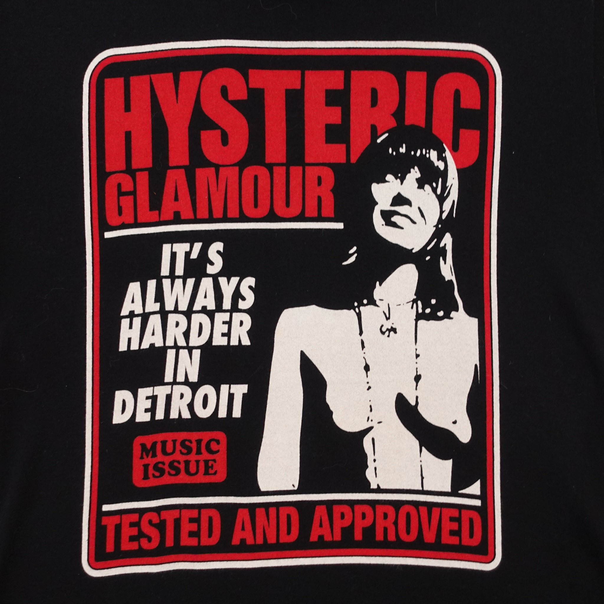 トップス HYSTERIC GLAMOUR Detroit foodie black M Hysteric Glamour “Detroit” Graphic Tee (S/M) – Holy Thrift