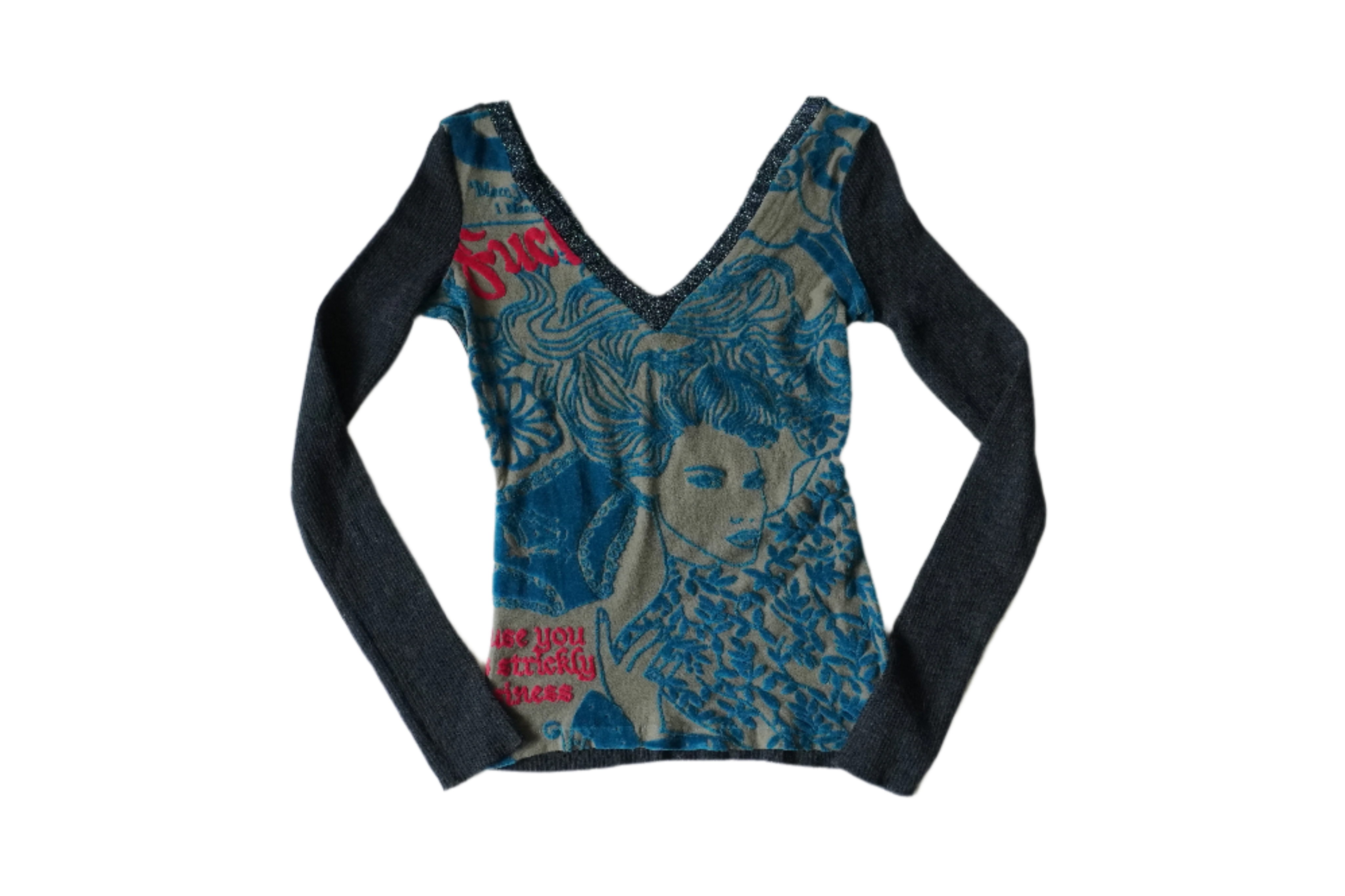 Custo Barcelona V-neck Top (M)