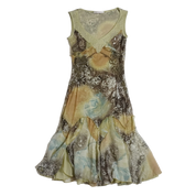 Italian Graphic Midi Dress (XS/S)