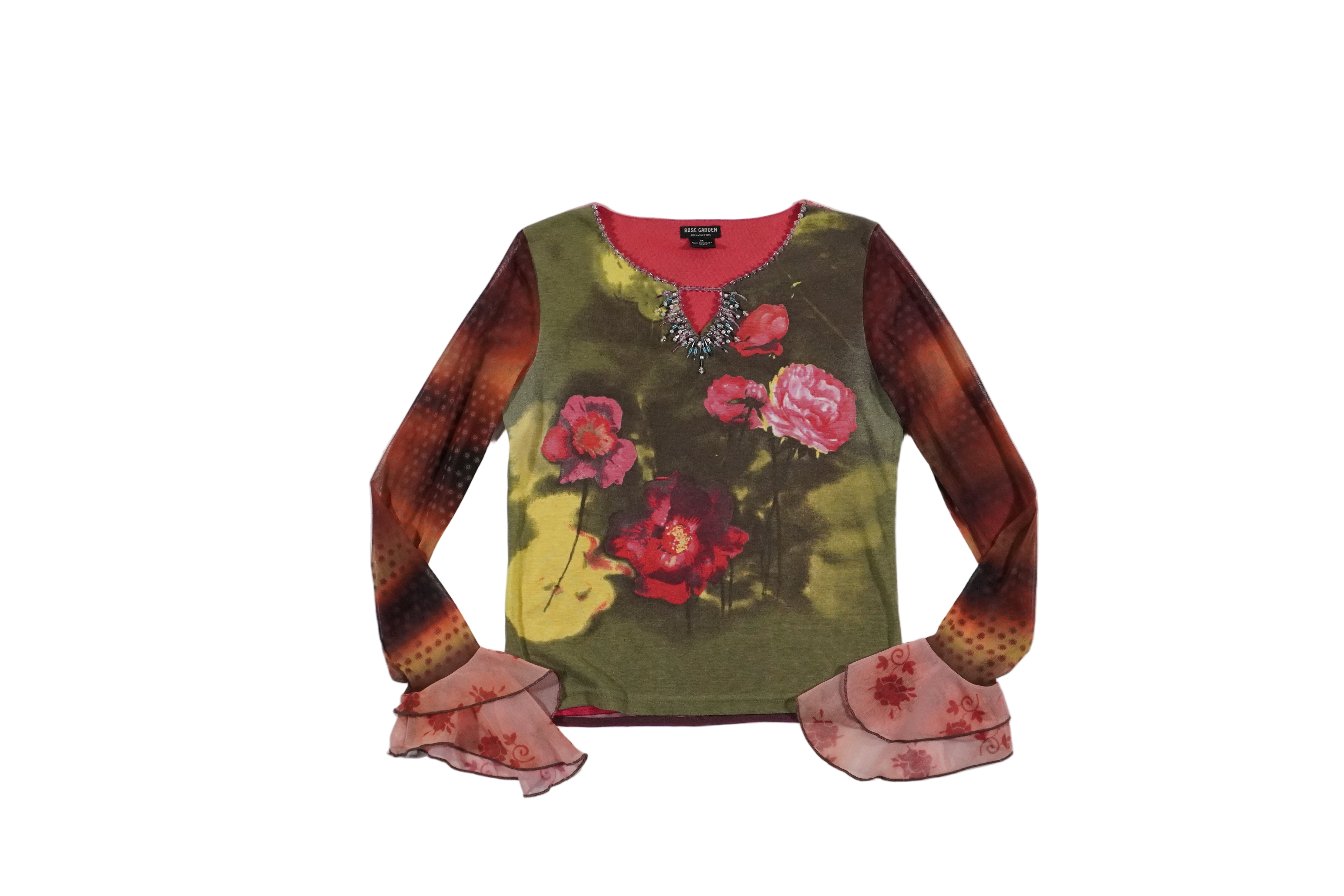 Rose Garden Graphic Top (M)