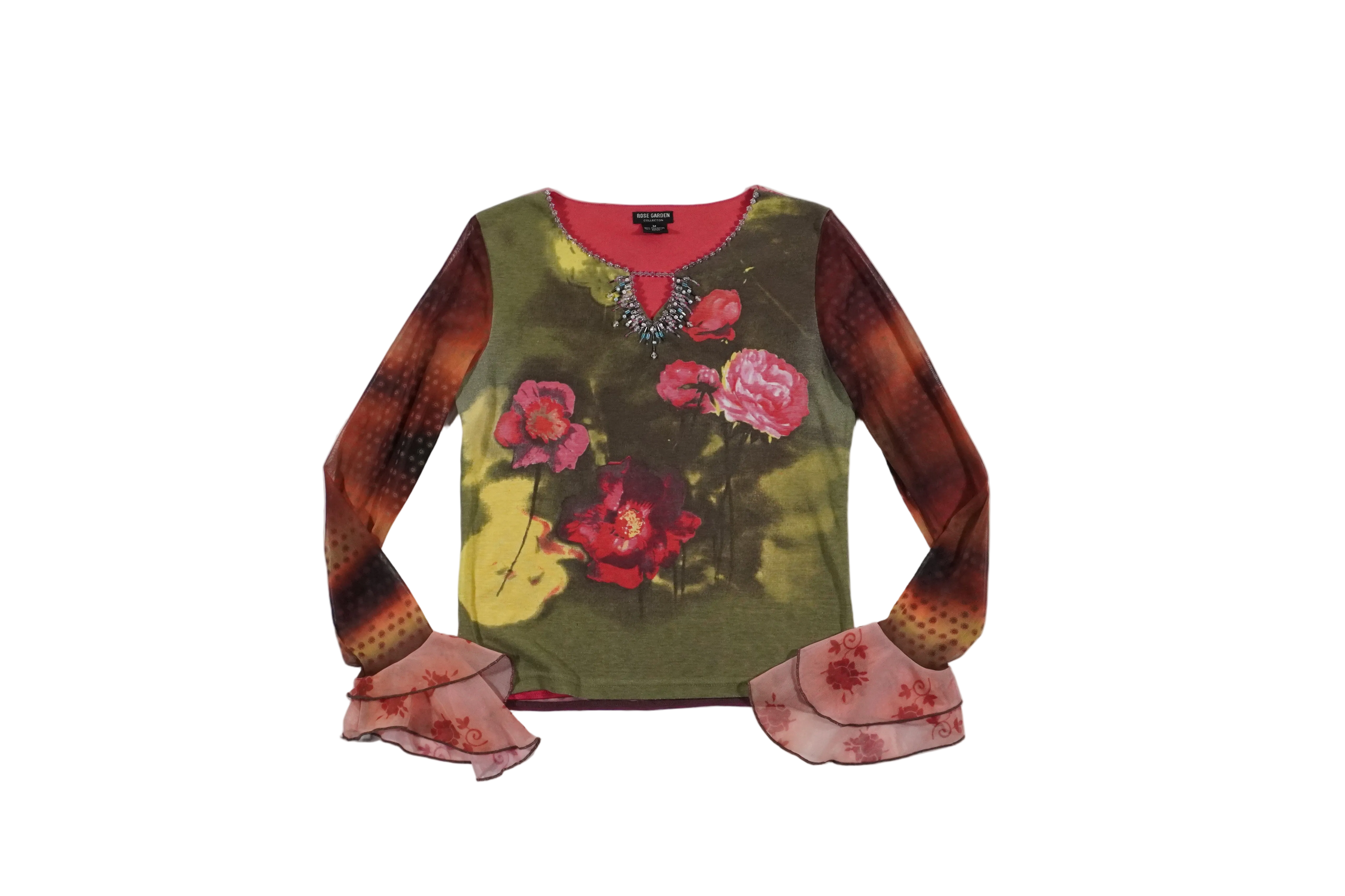 Graphic Long Sleeve Top (S)