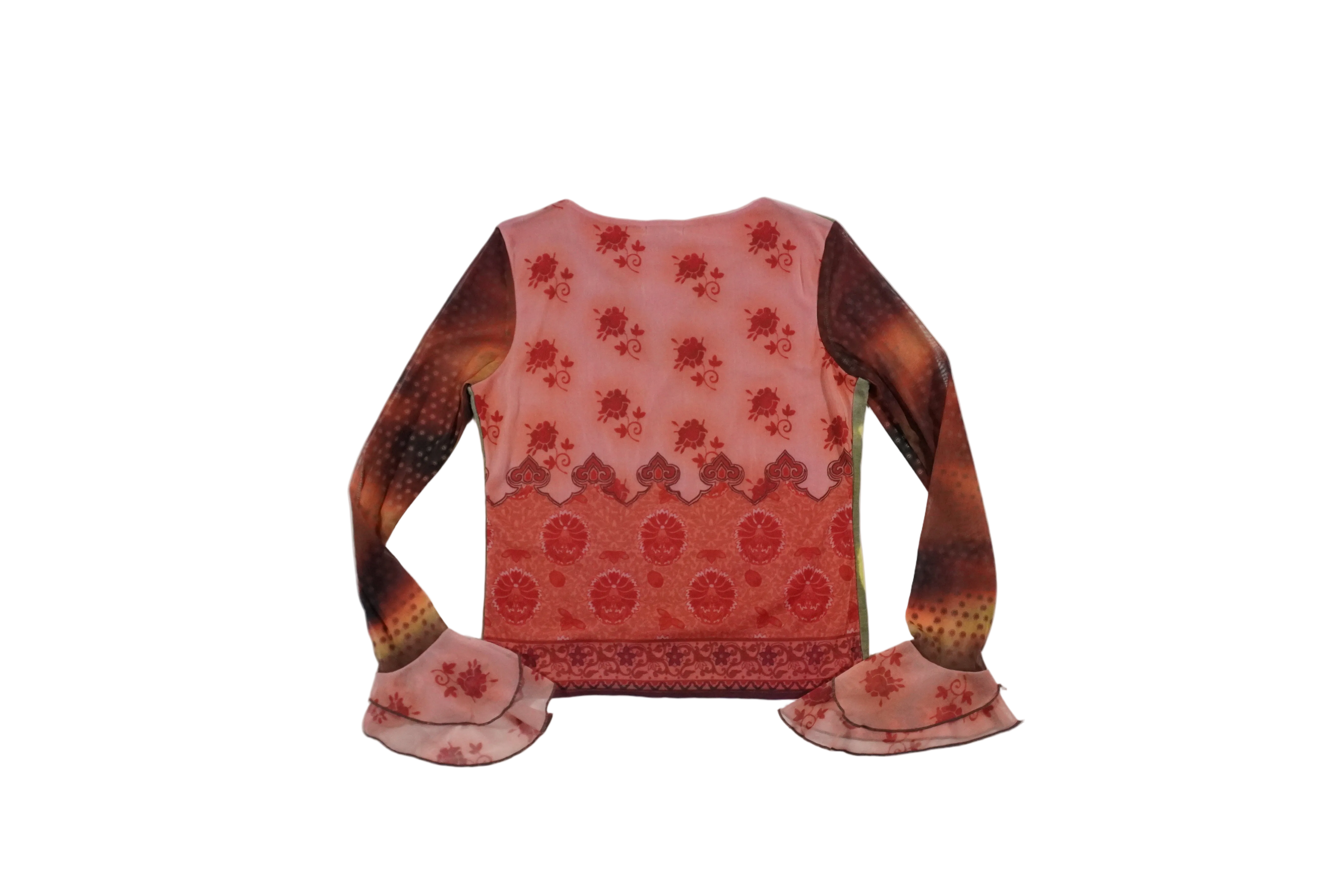 Graphic Long Sleeve Top (S)