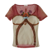 Italian Mixed Media Top (S/M)