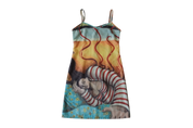 French Graphic Midi Dress (S)