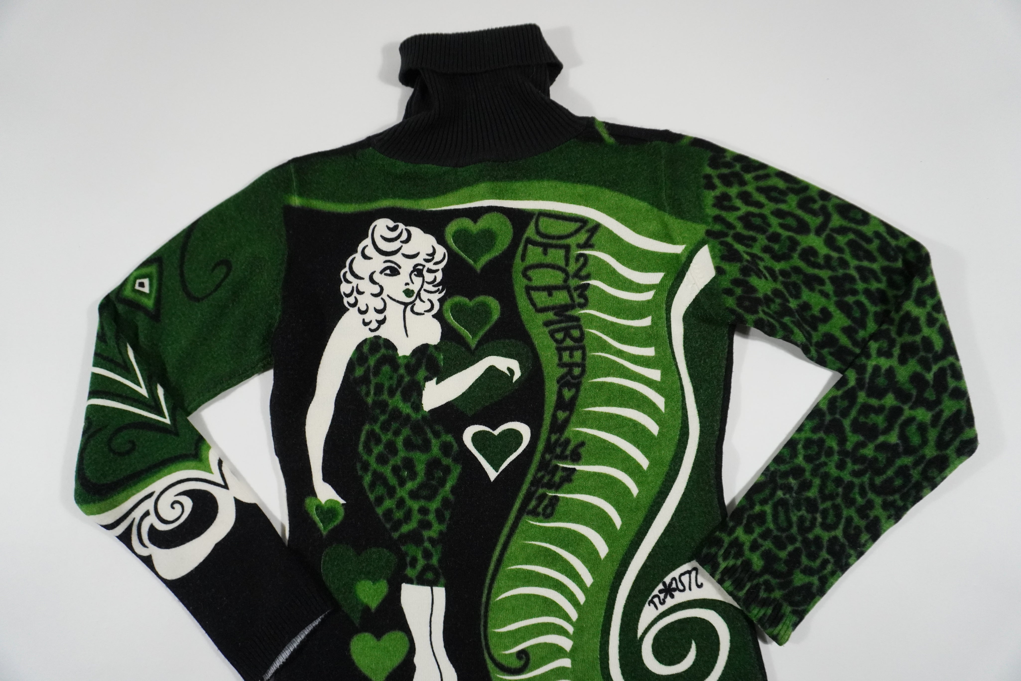 Custo Barcelona Turtleneck Top (S/M)