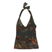 Spanish Mesh Halter Top (XS/S)