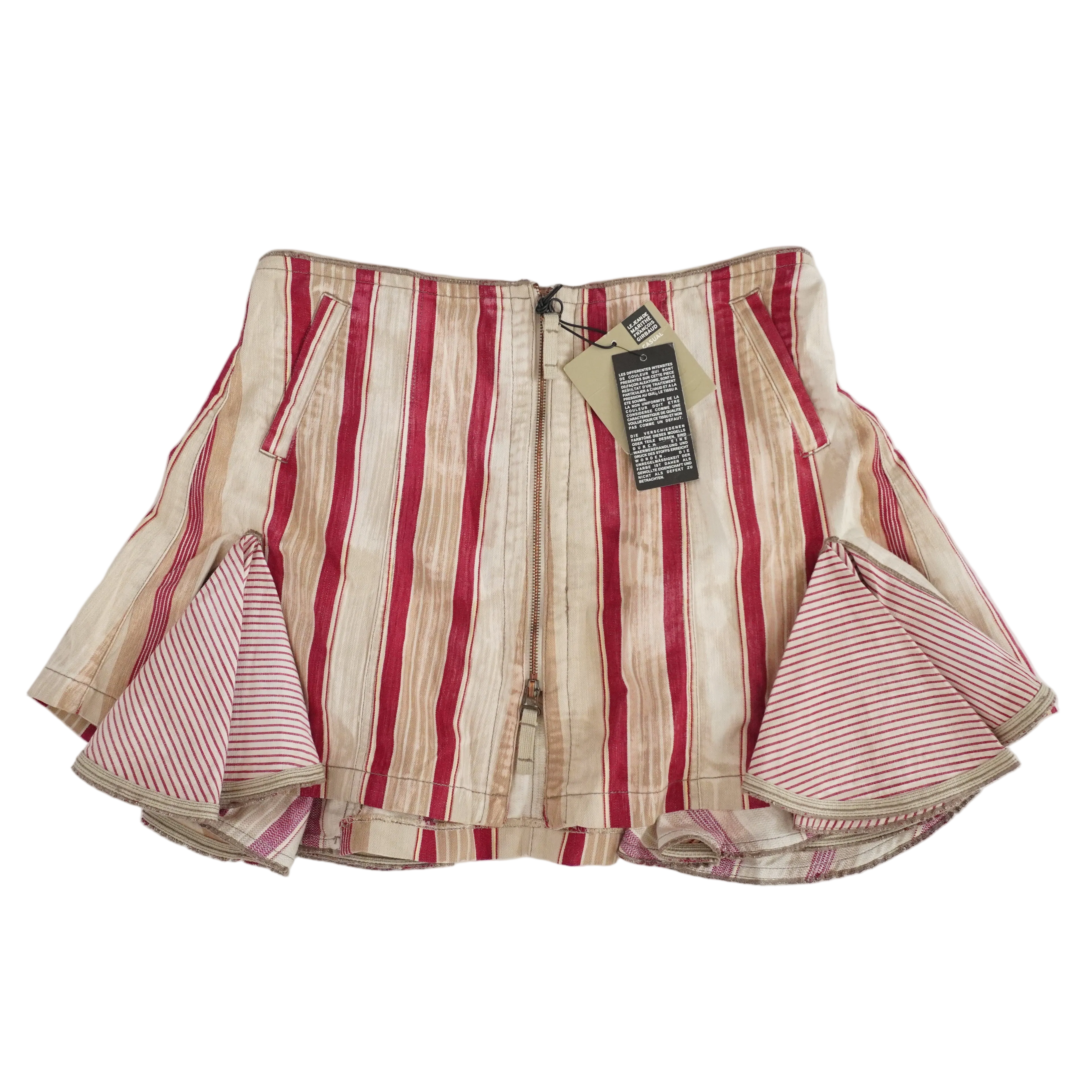 MFG Striped Midi Skirt (M)